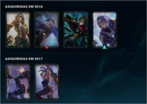conta league of legends para main Riven LOL