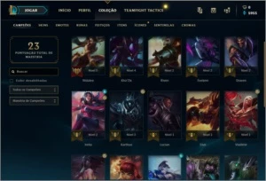 Smurf Diamond 3 com 25 bonecos e 4 skins - League of Legends LOL