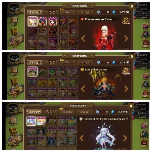 Summoners War Global com Bayek Arcana Deborah Rica Leo Liam