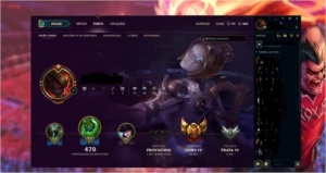 Vendo conta Ouro IV !  Faltando 4  Campeos para ter todos . - League of Legends LOL