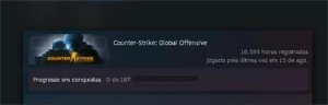 CONTA CS:GO COM 16000+ HORAS - Counter Strike