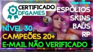 CONTA SMURF UNRANKED 50.000+ DE ESSÊNCIA AZUL - League of Legends LOL