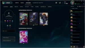 Conta Ouro 1 Solo/Duo - Prata 1 Flex e Ouro III TFT- Lv 35 - League of Legends LOL