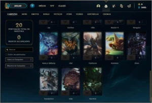 Conta ouro 4 smurf baratinha com 28 champs e 1 skin - League of Legends LOL