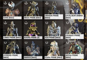 CONTA WARFRAME MR 20 - Outros