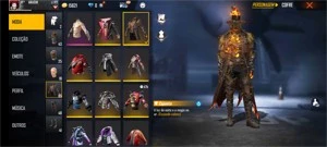 Vendo conta FF com 8 passes - Free Fire