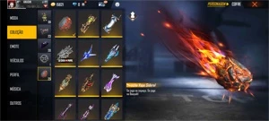 Vendo conta FF com 8 passes - Free Fire