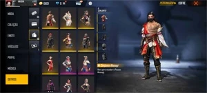 Vendo conta FF com 8 passes - Free Fire