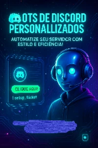 Bots de Discord Personalizados • Tickets, Vendas, Moderação