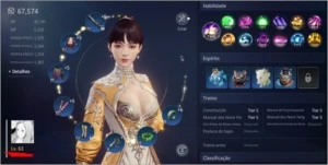 Conta MIR4 LVL 63 com 67,5K PP