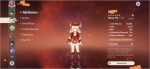 Ar 52 xiao, klee, zhongli, keqing, diluc - Genshin Impact