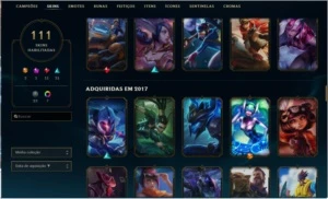 Conta de LOL 111 skins gold soloduo/flex - League of Legends