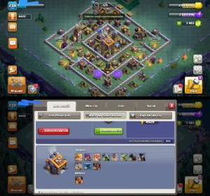 CV15 100% FULL TH15 4mil GEMAS 5 Paisagens Skins RARIDADE - Clash of Clans