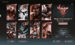 Conta mobile legends insana full herois e emblemas