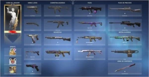 Conta valorant Bronze 1 com skins