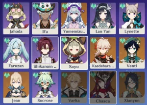 Ar60 - FurinaC6, GanyuC5, MavuikaC1, Columbina, Ineffa - Genshin Impact
