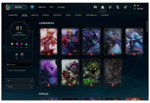 Conta League of Legends LOL