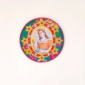 Quadro Religioso Santa Bárbara - Artesanato e Personalizados