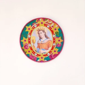 Quadro Religioso Santa Bárbara - Artesanato e Personalizados