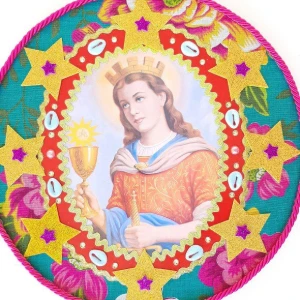 Quadro Religioso Santa Bárbara - Artesanato e Personalizados