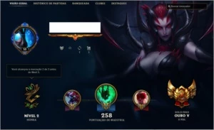 LEAGUE OF LEGENDS GOLD 5 COM BORDA GOLD BOA E BARATA LOL