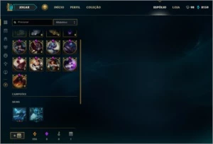 LEAGUE OF LEGENDS GOLD 5 COM BORDA GOLD BOA E BARATA LOL