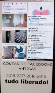 Kit Com 3 Contas Facebook Criadas 8+ Anos - Redes Sociais