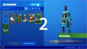 4 CONTAS DE FORTNITE COM VÁRIAS SKINS TOPS