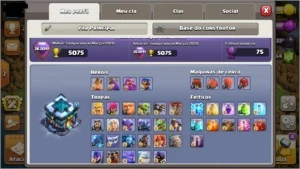 CV 13 FULL com vários times - Clash of Clans
