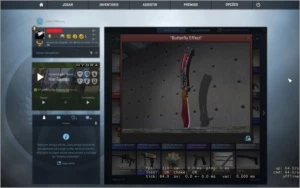 Vendo 1x Canivete Borboleta - Fade [Nova de Fábrica] - Counter Strike CS