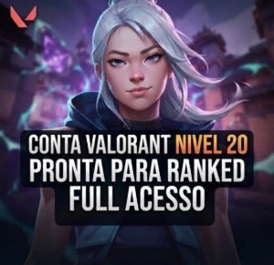✨ Conta Valorant Nível 20 | Pronta p/ Ranked | Full Acesso