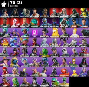 Conta Fortinite | 70 skins | Sub-Zero (MK3) | Homer Simpson - Fortnite