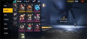Conta de Free Fire com Dino Azul