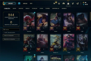 Conta prata 3 com 65 Champs e 41 Skins - League of Legends LOL