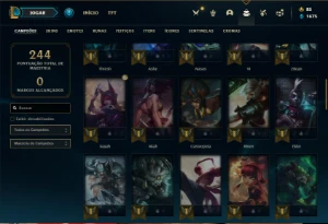 Conta prata 3 com 65 Champs e 41 Skins - League of Legends LOL