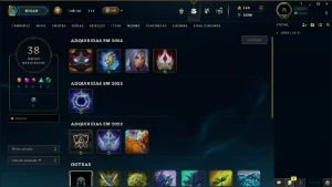 Conta Plat 2 (Várias Skins) (Mmr Alto) (350 Rp) Negociável - League of Legends LOL