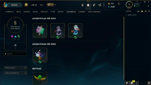 Conta Plat 2 (Várias Skins) (Mmr Alto) (350 Rp) Negociável - League of Legends LOL