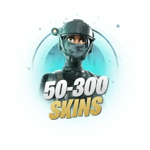 50-300 Skins Com Skin Rara Aleatória - Fortnite
