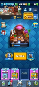 Conta Clash Royale - Torre 12, nível do rei 36