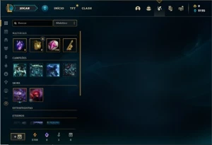 Conta ouro 4 com 27 Champs e 2 Skins + 2 Fragmentos - League of Legends LOL