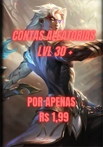 CONTAS ALEATORIAS LVL 30 + - League of Legends LOL