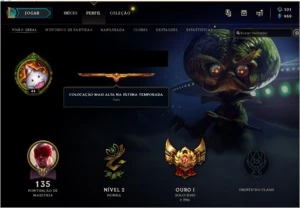 Smurf - Ouro 1 - 52 campeões - League of Legends LOL