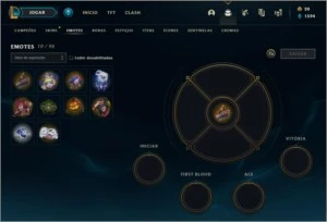 Conta League of Legends PLATINA 1 LOL