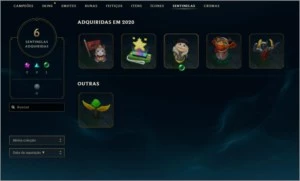 Conta League of Legends PLATINA 1 LOL