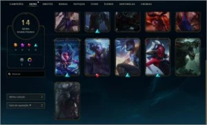 Conta League of Legends PLATINA 1 LOL