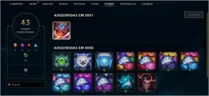 Conta League of Legends PLATINA 1 LOL