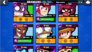 CONTA BRAWL STARS 15K TROFÉUS