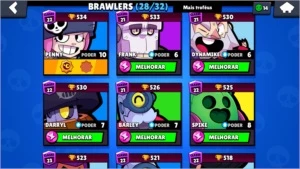 CONTA BRAWL STARS 15K TROFÉUS