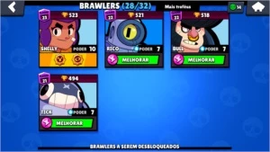 CONTA BRAWL STARS 15K TROFÉUS