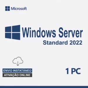 Windows Server Standard 2022 Chave Ativação Vitalícia - Softwares e Licenças